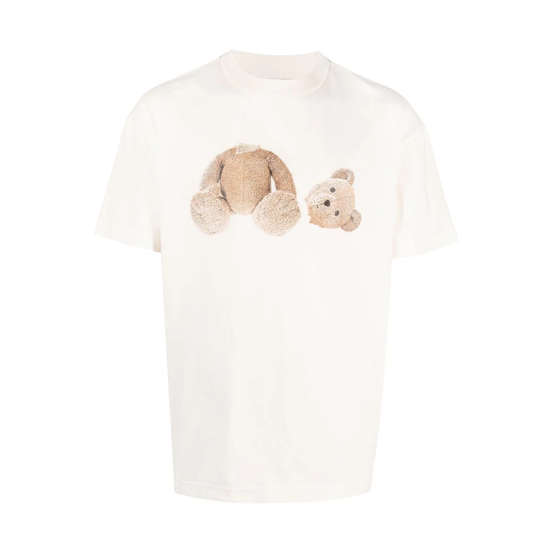 Palm Angels Teddy Tee 'Butter Brown'